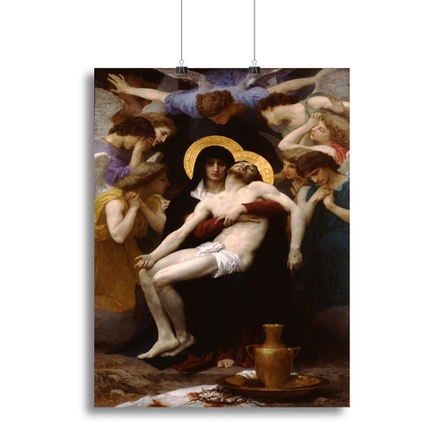 Pieta By Bouguereau Canvas Print or Poster