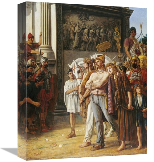 Global Gallery GCS-266152-16-142 16 in. Caratacus Being Paraded by the