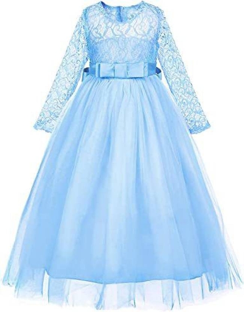 Girls Maxi/Full Length Festive/Wedding Dress  (Full Sleeve)