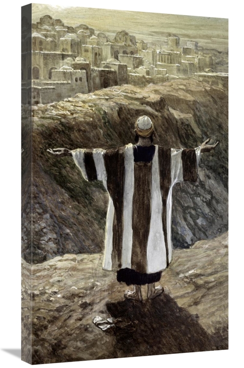 Global Gallery GCS-280341-30-142 30 in. I Will Worship Toward Thy Temp