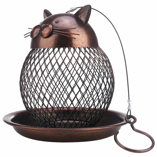 Home Decoration Cat Shaped Bird Feeder Cat Shaped