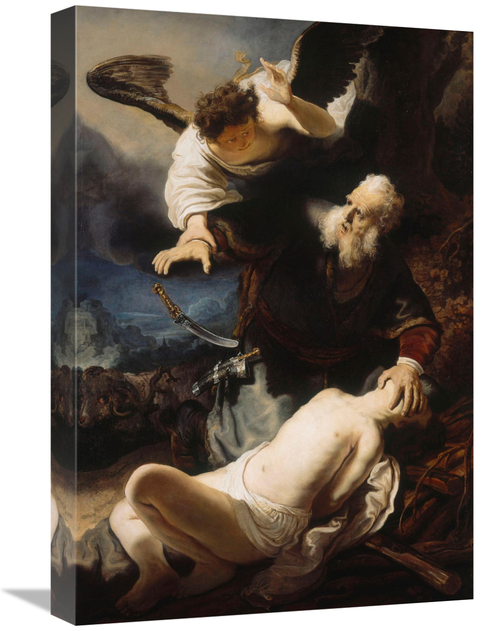 Global Gallery GCS-279572-22-142 22 in. Abraham & Isaac Art Print - Re