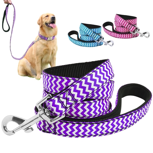 Fashion Nylon Dog Leash Duarable 3 Colors Wave