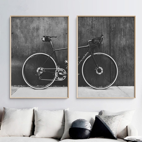 Bicycle Mountain Bike Landscape Wall Art