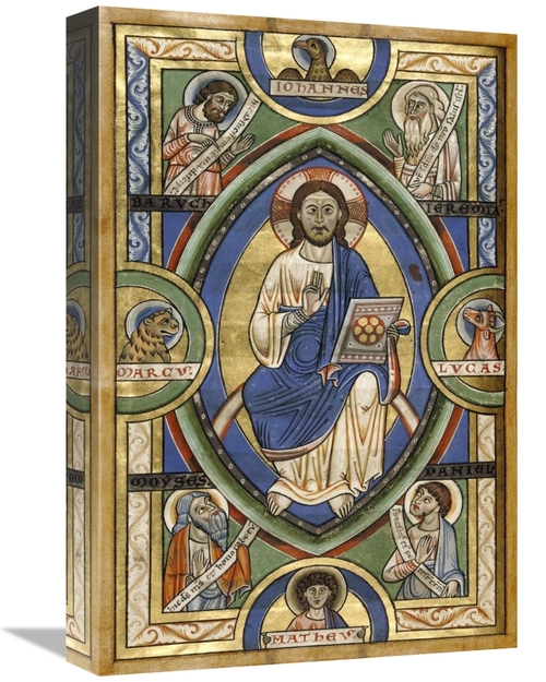 Global Gallery GCS-456817-1218-142 12 x 18 in. Christ in Majesty Art P