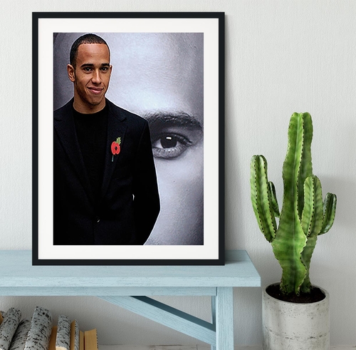 Lewis Hamilton Framed Print