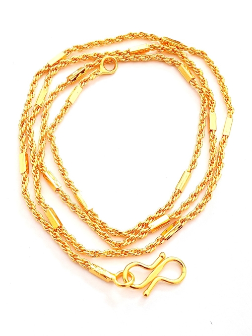 Heavy Gold -Plated Trendy Beautiful Designer Chain