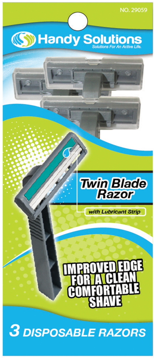 Men's Twin-blade Razors (3 pk.)