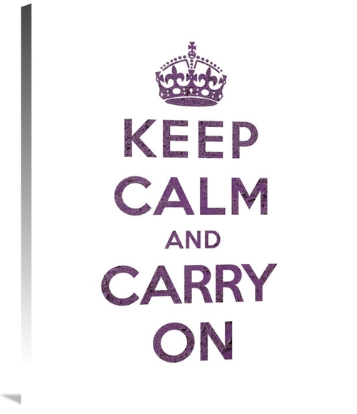 Global Gallery GCS-371976-2835-142 28 x 35 in. Keep Calm & Carry on - 