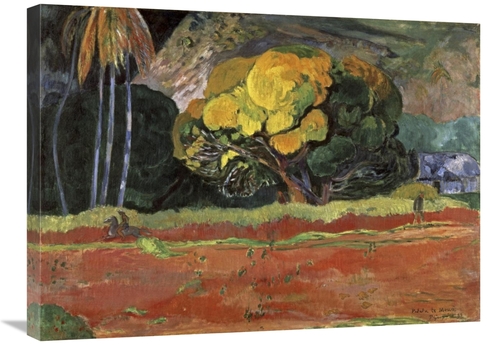 Global Gallery GCS-277624-30-142 30 in. At the Foot of a Mountain - Fa