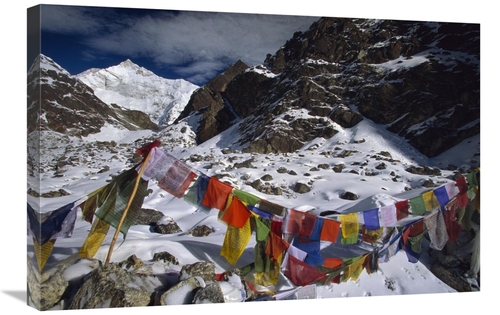 Global Gallery GCS-453468-2030-142 20 x 30 in. Prayer Flags At Five Th