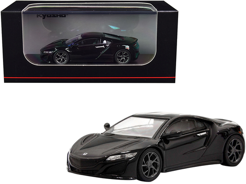 Honda NSX RHD (Right Hand Drive) Black 1/64 Diecast Model Car by