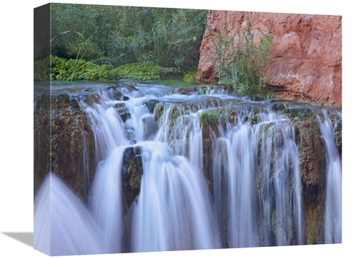 Global Gallery GCS-396605-16-142 16 in. Rock Falls, Havasu Canyon&