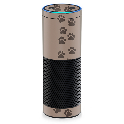 MightySkins AMECHO-Paw Prints Skin Decal Wrap for Amazon Echo - Paw Pr