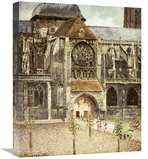 Global Gallery GCS-279428-22-142 22 in. Portal of the Saint Jacques Ch
