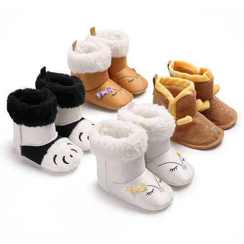 Fashion Winter Baby Boots Soft Bottom Indoor Warm