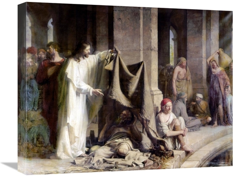 Global Gallery GCS-276763-22-142 22 in. Pool of Bethesda Art Print - C