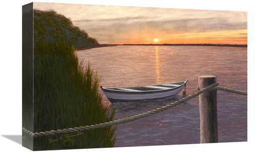 Global Gallery GCS-138960-1218-142 12 x 18 in. Setting Sun Art Print -