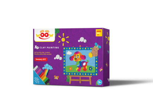 3D Clay Painting. PUPPY