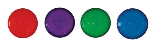 Chompers WB11614M Assorted Colors Rubber Frisbee
