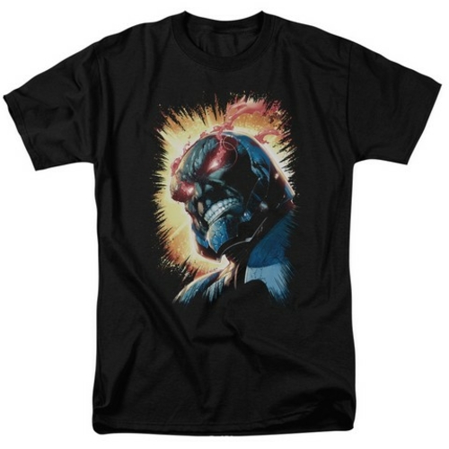 Trevco Jla-Darkseid Is Short Sleeve Adult 18-1 Tee- Black - Medium