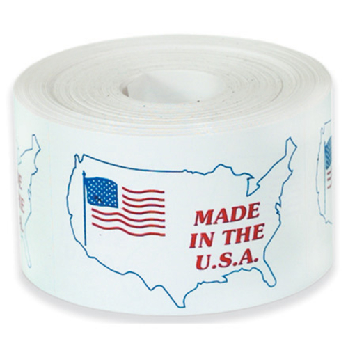 Box Partners USA503 3 in. x 4 .50 in.- Made in the U.S.A. Labels