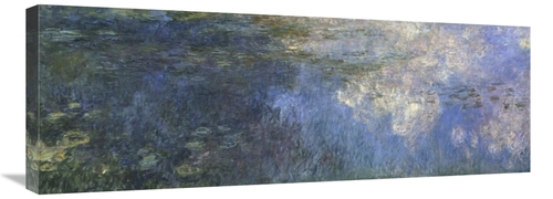 36 in. Water Lilies - The Clouds, C. 1914-26 - Left Panel Art Prin