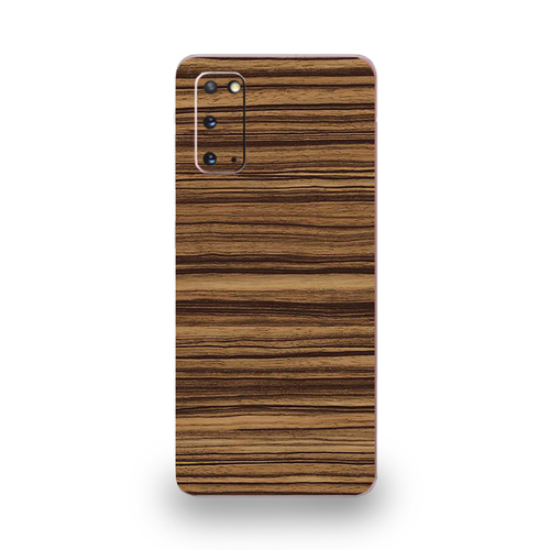 MightySkins SAGS20-Dark Zebra Wood Skin for Samsung Galaxy S20 - Dark 