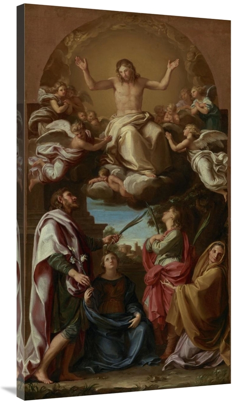 Global Gallery GCS-456781-44-142 44 in. Christ in Glory with Saints Ce