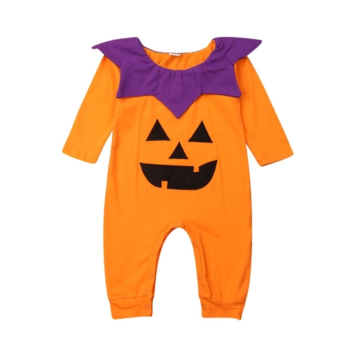 0 24M Newborn Baby Girl Boy Halloween Pumpkin