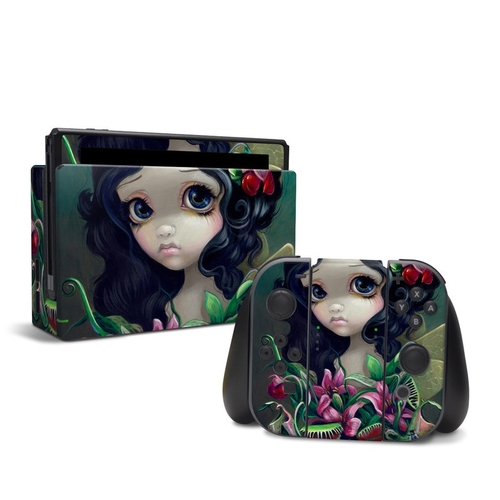 DecalGirl NSW-CARNBOQ Nintendo Switch Skin - Carnivorous Bouquet