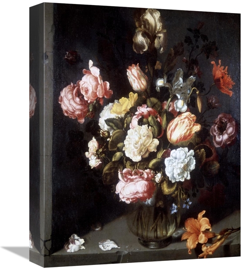 Global Gallery GCS-281445-16-142 16 in. Tulips & Peonies in a Vase Art