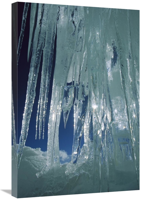 20 x 30 in. Crevasse Icicles on the West Ridge of Chongtar, Karako