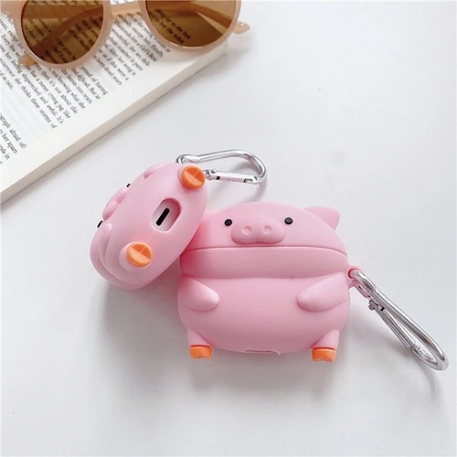 3D Cartoon pig Earphone Cases for Apple AirPods pro