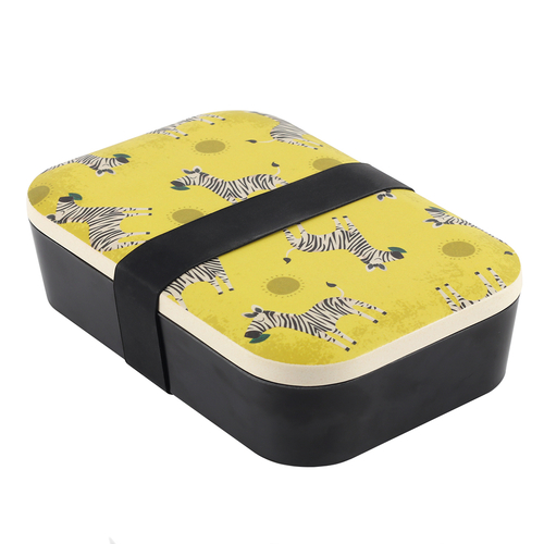 Ziggy Zebra Bamboo Lunch Box