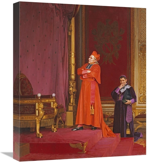 Global Gallery GCS-267527-22-142 22 in. A Cardinal Looking at Napoleon