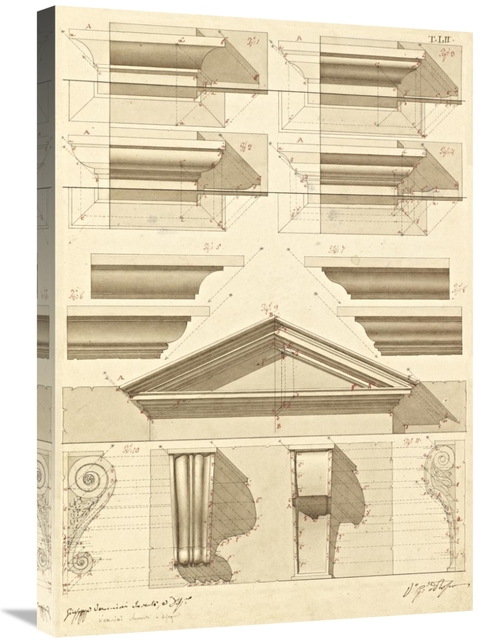 Global Gallery GCS-453931-30-142 30 in. Plate 52 for Elements of Civil