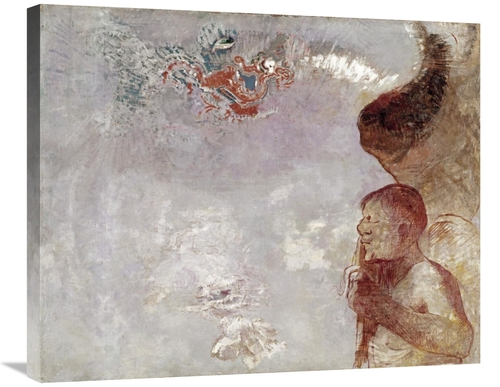 Global Gallery GCS-279554-30-142 30 in. Profile of a Man Art Print - O