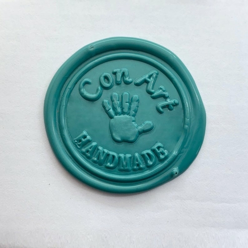 Personalized Handmade Initials Wax Seal Stamp - Custom Invitation