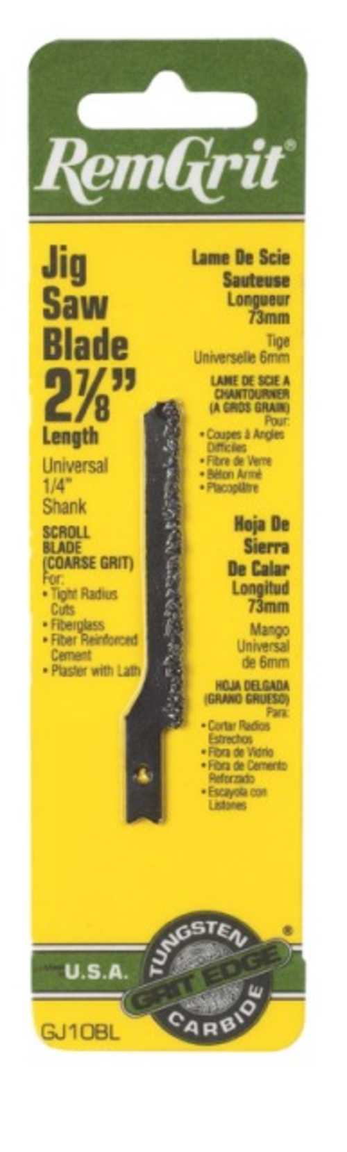 Disston E0406144 Carbide Grit Scroll Jig Saw Blade  2.87 in.