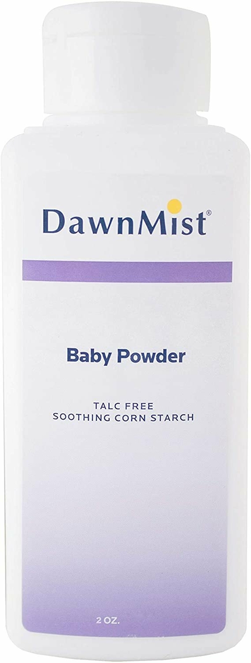 Dukal Pack of 96 Baby Powder. 2 oz Corn Starch Baby Powder. Talcum
