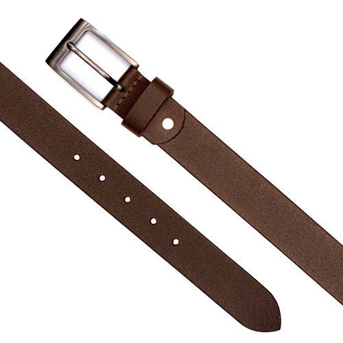 Genuine leather belts Silver Buckle