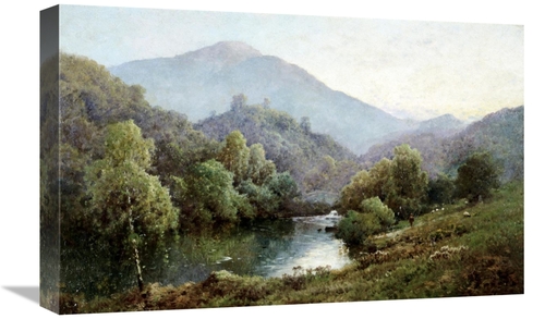 Global Gallery GCS-276870-22-142 22 in. English Mountain Lake Art Prin