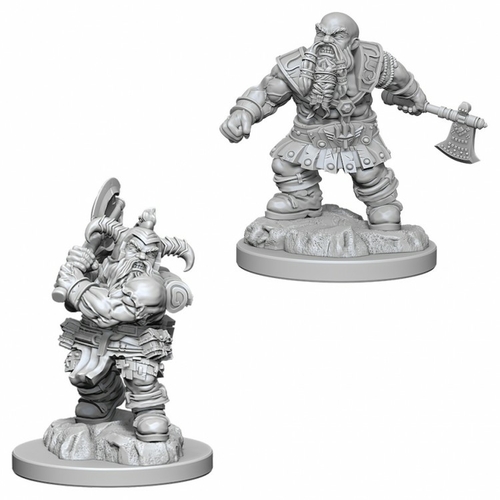 WizKids WZK73391 Male Dwarf Barbarian W6 Dungeons & Dragons Nolzurs Ma