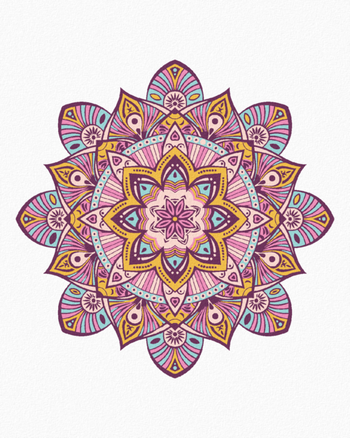 Paint by Numbers - MANDALA VII