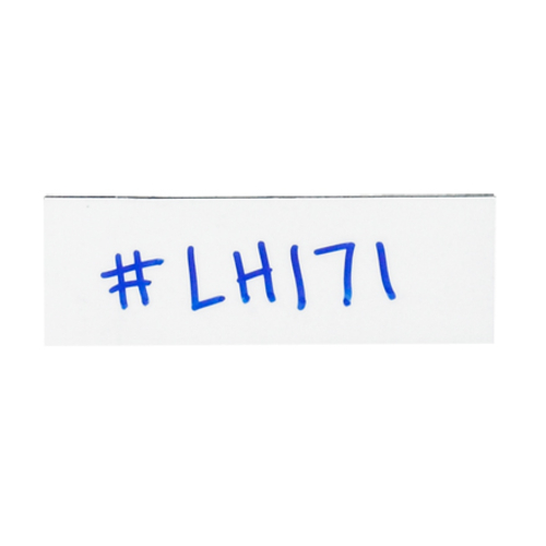 Box Partners LH171 1 x 3 in. White Warehouse Labels - Magnetic Strips 