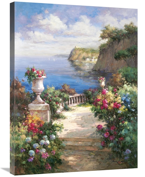 Global Gallery GCS-113792-2432-142 24 x 32 in. Tranquil Overlook Art P