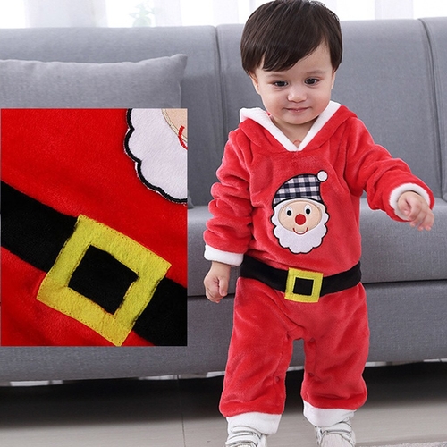Newborn Infant Baby Boy Christmas Winter Warm