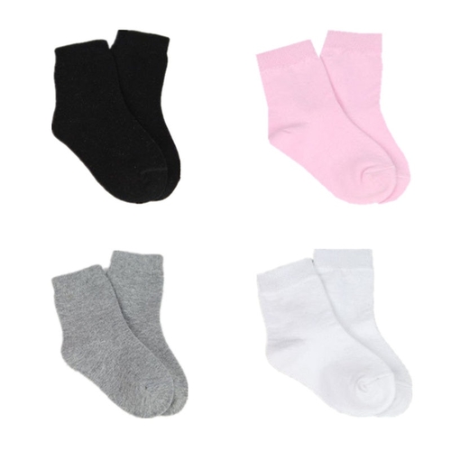 3 Pairs Socks Baby Boy Girl Cotton Candy Colors