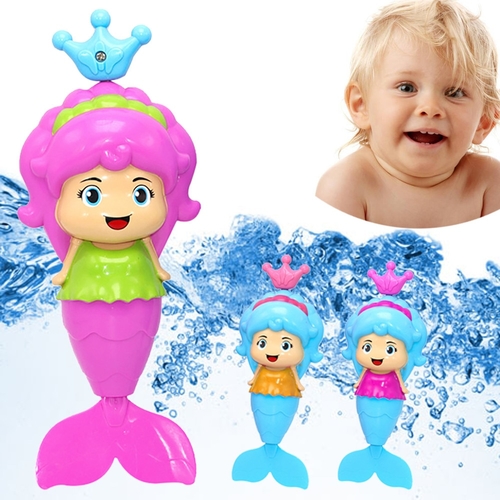 Bath Tub Fun Swimming Baby Bath Toy Mermaid Wind